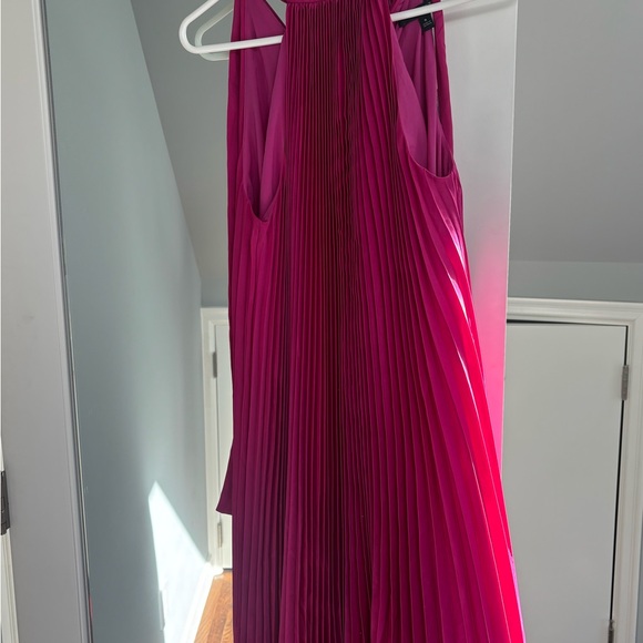 NWT — HALTER PLEATED MINI DRESS - Picture 4 of 4